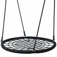 Качели гнездо Капризун 100 см диаметр, черный